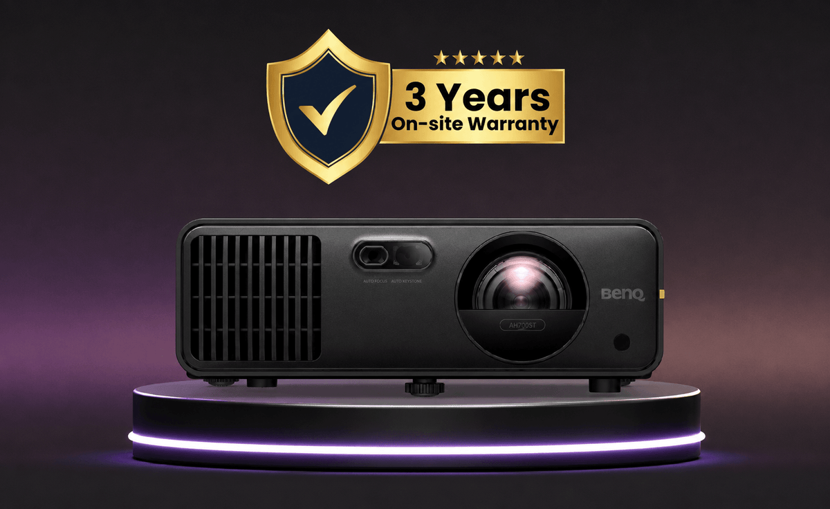 BenQ AK700ST 4,000-Lumen 4K Short-Throw Laser Golf Simulator Projector