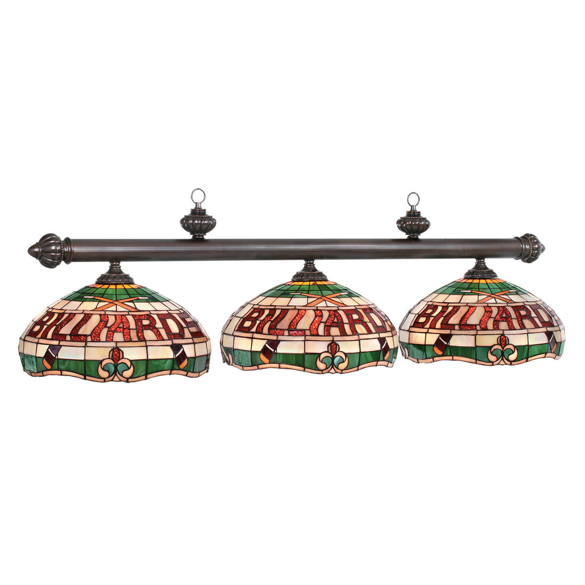 56" 3 SHADE TIFFANY BILLIARD LIGHT - CF50-B56