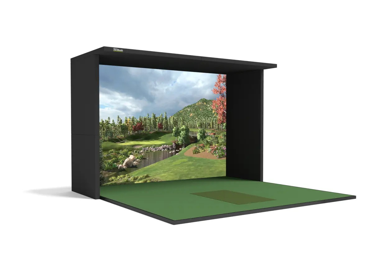 SimBooth Kit 2 4K golf simulator package