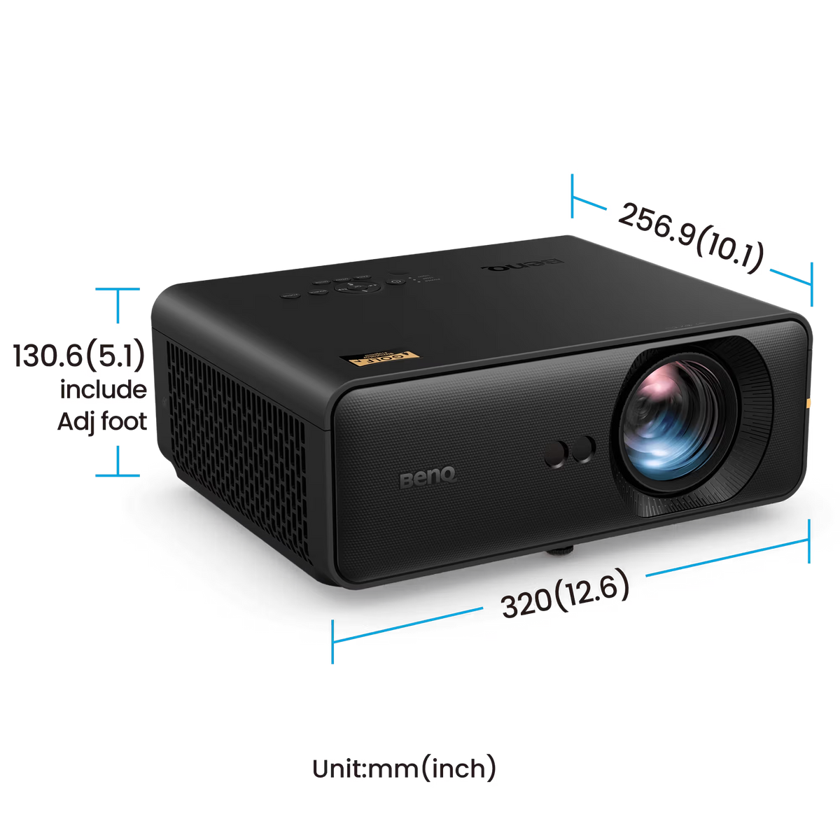 BenQ AH500ST 4000-Lumen 1080p Short Throw Laser Golf Simulator Projector
