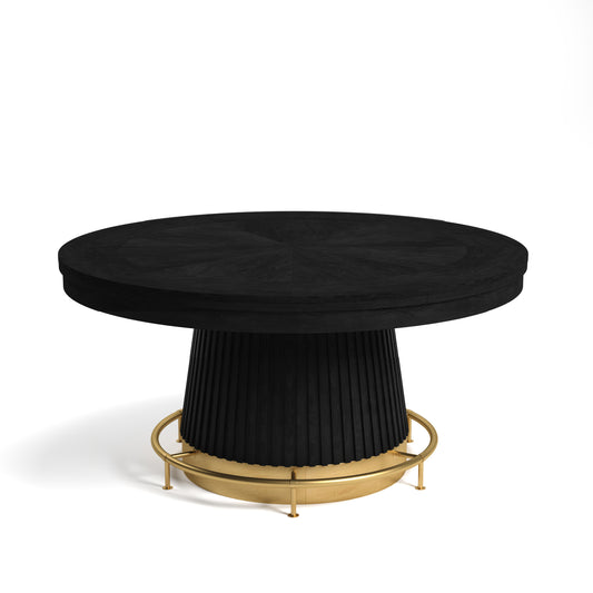 PROHIBITION SERIES 60" POKER TABLE DINING TOP - PRO60DIN-B -with foot Rail