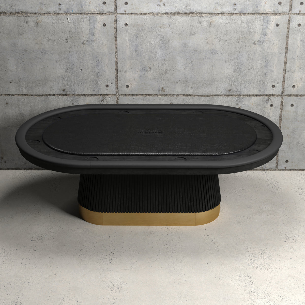 PROHIBITION SERIES TEXAS HOLD'EM TABLE - Black gator