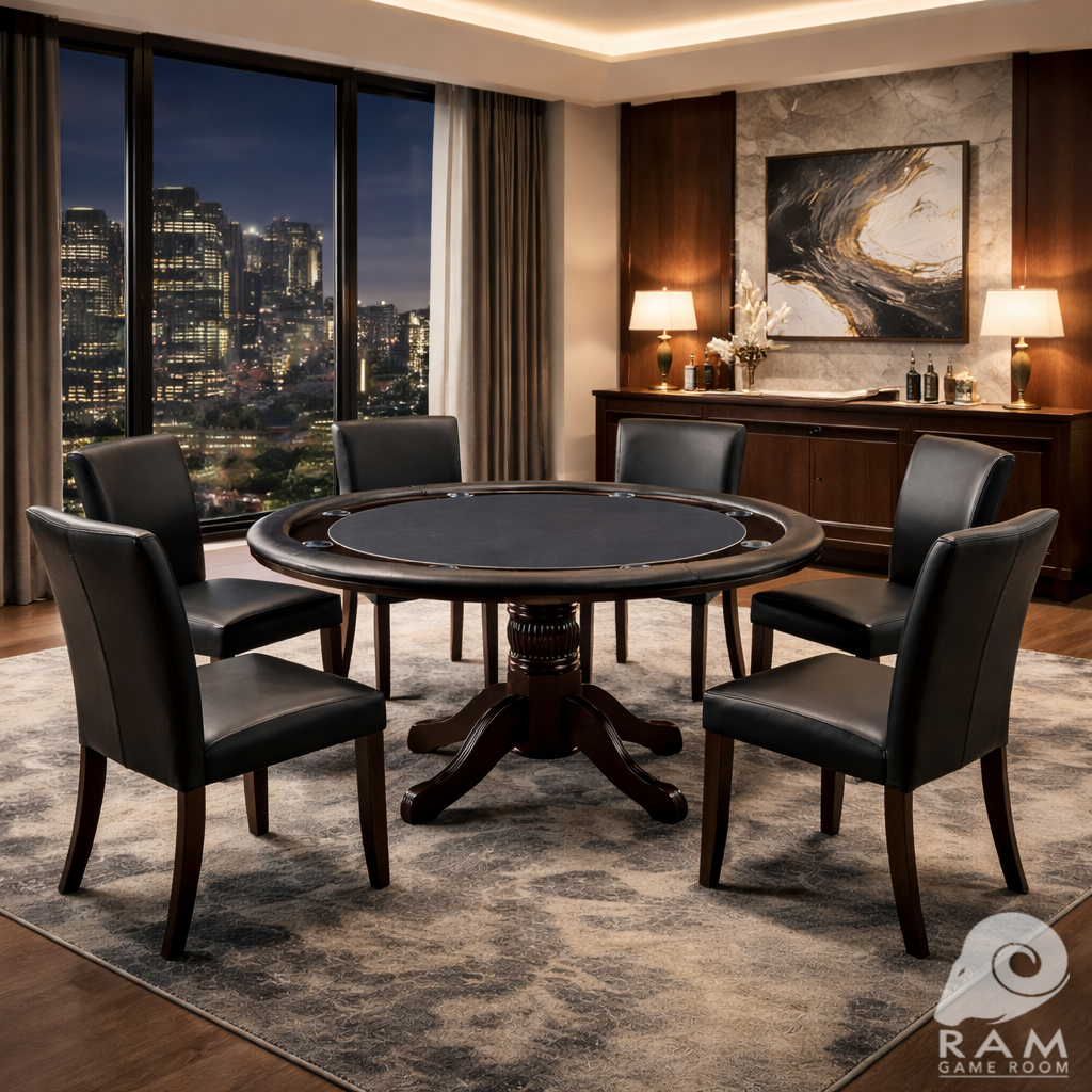 DINING/GAME CHAIR - GTBL60 CAP + GCHR3 CAP x6 GAME SET 3