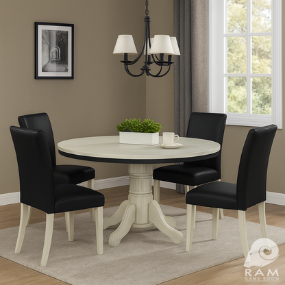 DINING/GAME CHAIR - GTBL60 AW + GCHR3 AW x4 DINNING