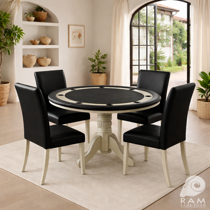 DINING/GAME CHAIR - GTBL60 AW + GCHR3 AW x4 (SPANISH)