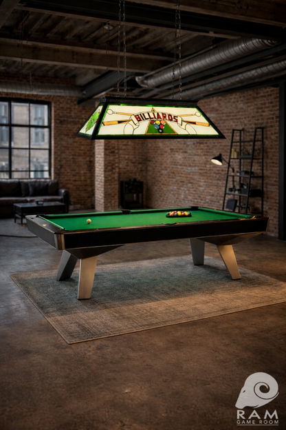 44" BILLIARD LIGHT WITH KD FRAME - BILLIARDS KD GREEN (Industrial loft) 2