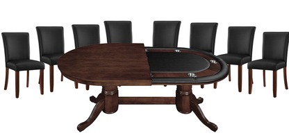 DINING/GAME CHAIR - GTBL84CAP-WT&GCHR3CAP-X8-HALF-SET