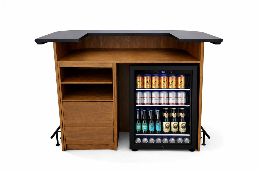 PROHIBITION SERIES 60" COCKTAIL BAR - Prohinition 60 inch Home Bar fridge