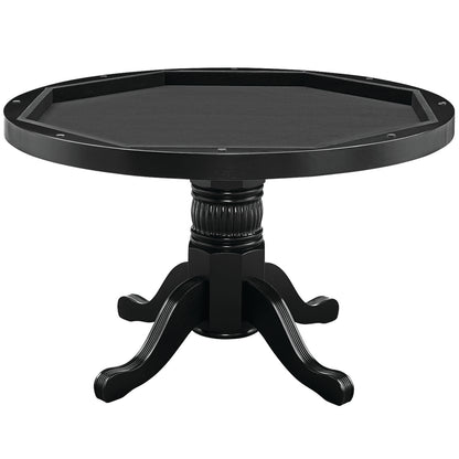 48" 2 IN 1 GAME TABLE - GTBL48-BLK-STORAGE