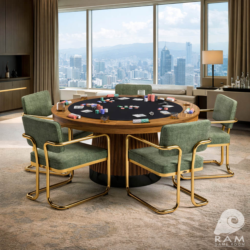 PROHIBITION SERIES DINING CHAIR - PRO60TBL-W + PRODCHR-GRN x5 SET