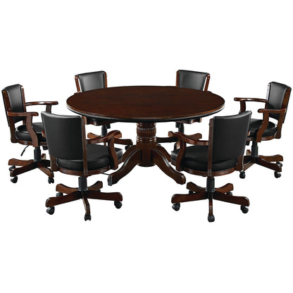 SWIVEL GAME CHAIR - GTBL60-CAP+GCHR2-CAP-DINING-SET