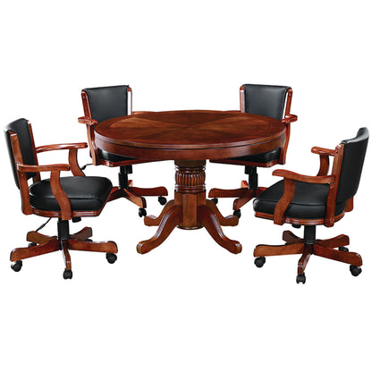 SWIVEL GAME CHAIR - GTBL48-ET+GCHR2-ET-DINING-SET