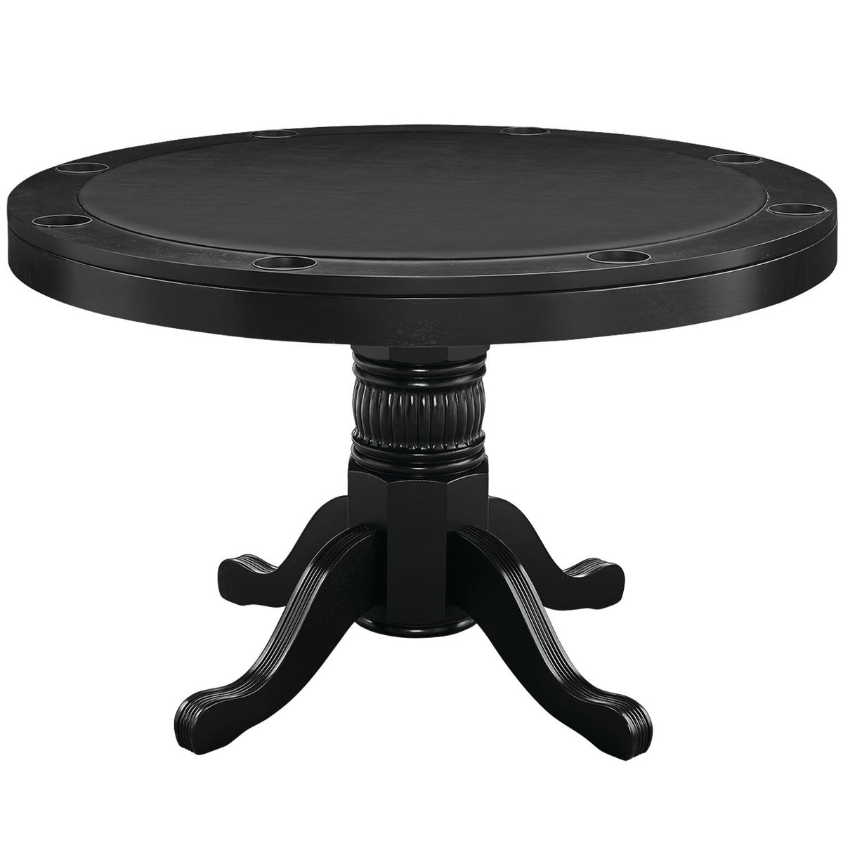 48" 2 IN 1 GAME TABLE - GTBL48-BLK-GAME