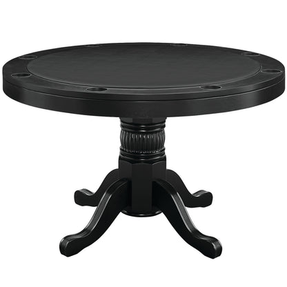 48" 2 IN 1 GAME TABLE - GTBL48-BLK-GAME