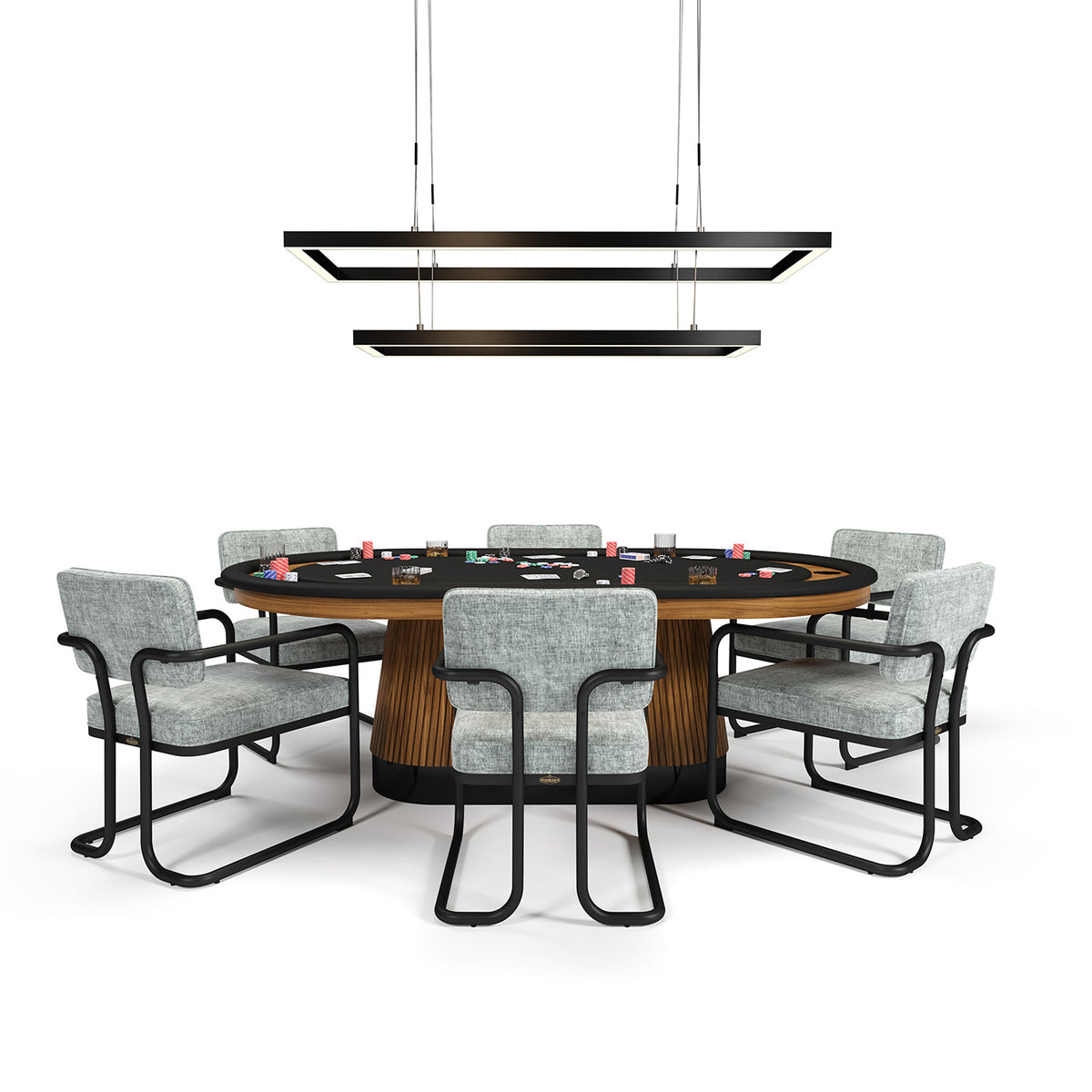 54" TIERED RECTANGLE LED BILLIARD LIGHT - LEDGM-54 Light Fixture 3
