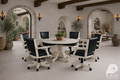 SWIVEL GAME CHAIR - GTBL60 AW + GCHR2 AW x6 DINING