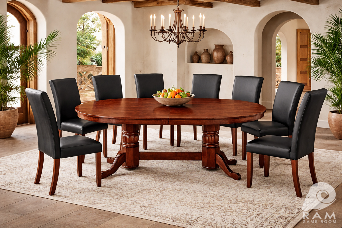 DINING/GAME CHAIR - GTBL84 ET + GCHR3 ET x8 DINING SET