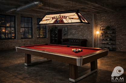 44" BILLIARD LIGHT WITH KD FRAME - BILLIARDS KD RED (Industrial loft)