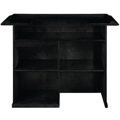 60" DRY BAR - DBAR60-BLK-BACK