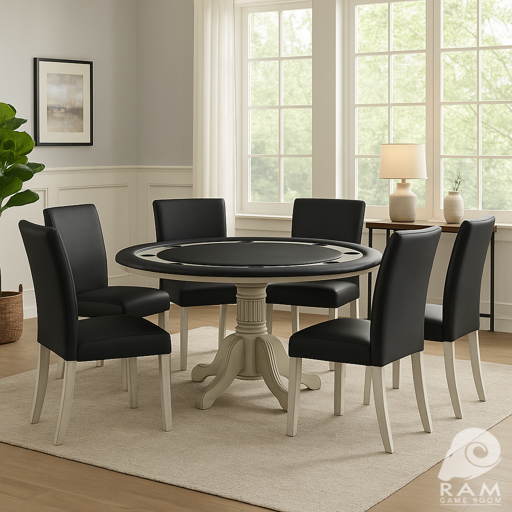 DINING/GAME CHAIR - GTBL60 AW + GCHR3 AW x6 GAME