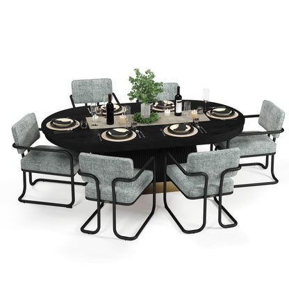 PROHIBITION SERIES DINING CHAIR - PRO84TXTBL-B PRO84TXDIN-B PRODCHR-GRY X 6
