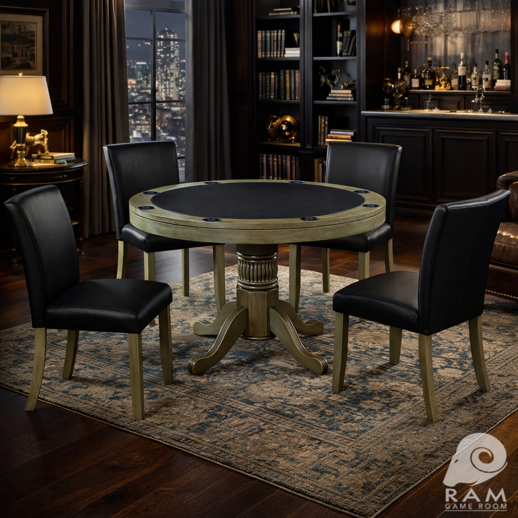 48" 2 IN 1 GAME TABLE - GTBL48 SL + GCHR3 SL GAME SET