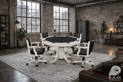 48" 2 IN 1 GAME TABLE - GTBL48 AW + GCHR2 AW x4 GAME SET 1