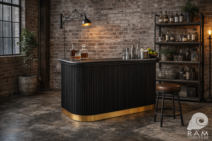 PROHIBITION SERIES 60" COCKTAIL BAR - PROBAR60-B Lifestyle
