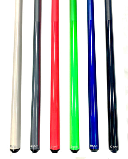RAID COLORZ S SERIES SOLID 2-PIECE 58" POOL CUE - CS SERIES - 4