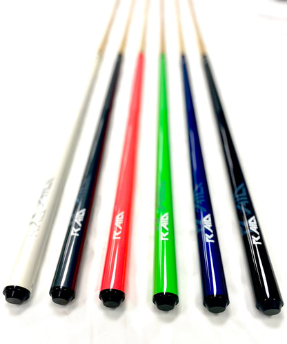 RAID COLORZ S SERIES SOLID 2-PIECE 58" POOL CUE - CS SERIES - 8