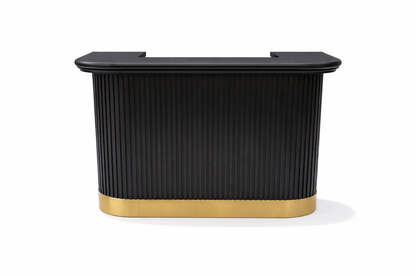 PROHIBITION SERIES 60" COCKTAIL BAR - ProBar 60 Black no footrail