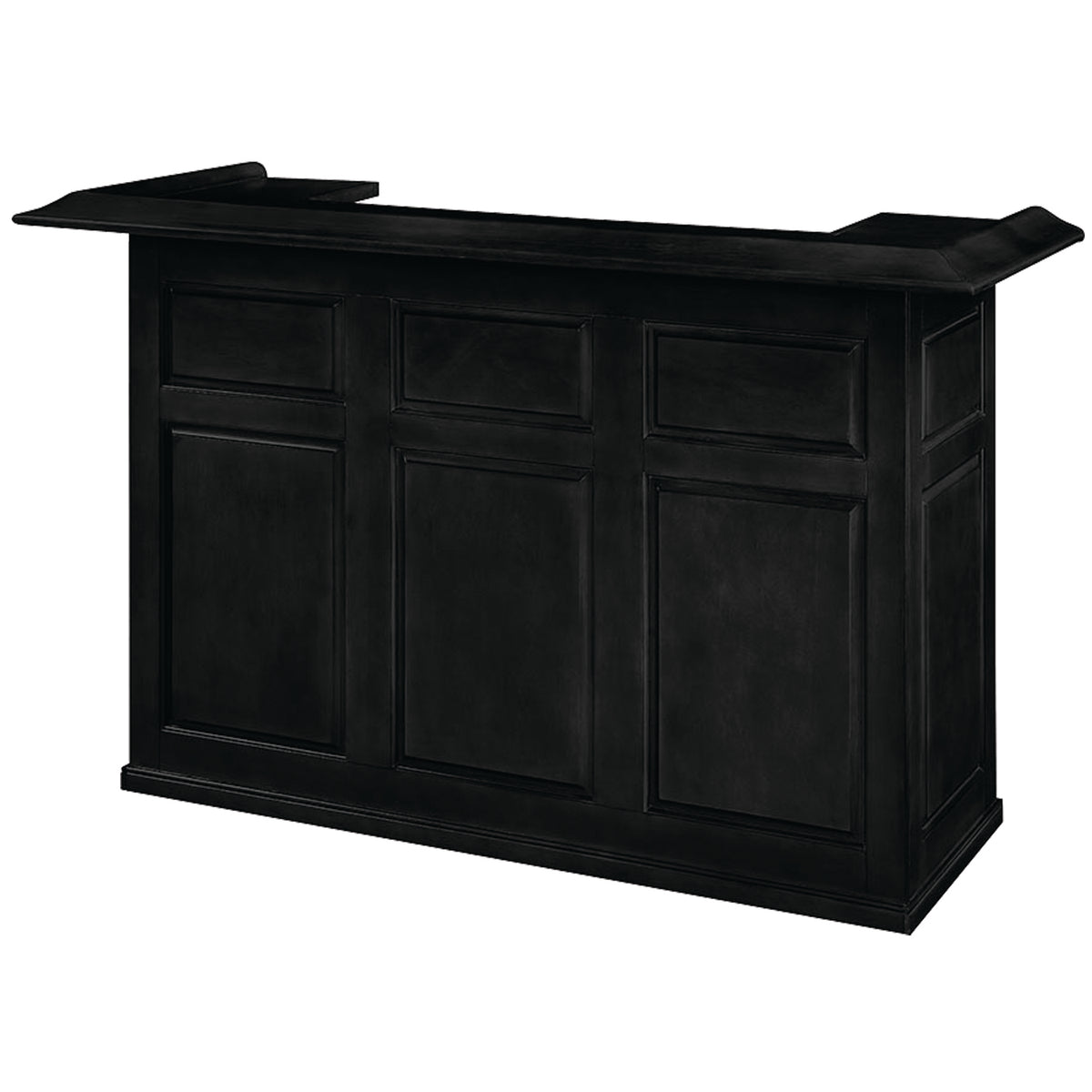 72" DRY BAR - DBAR72-BLK-ANGLED