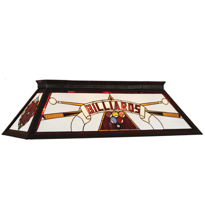 44" BILLIARD LIGHT WITH KD FRAME - BILLIARDS-KD-RED