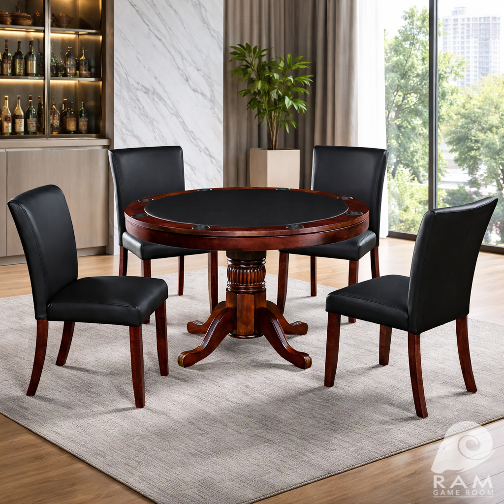 48" 2 IN 1 GAME TABLE - GTBL48 ET + GCHR3 ET GAME SET