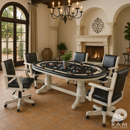 84" TEXAS HOLD'EM GAME TABLE - GTBL84 AW