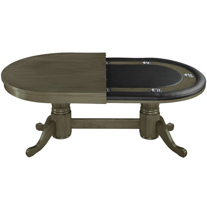 84" TEXAS HOLD'EM GAME TABLE - GTBL84-SL-HALF