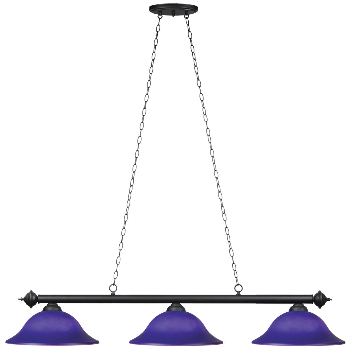 MARSEILLES-60" BILLIARD LT - MAR-B60-BL-chain-lit