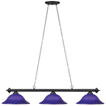 MARSEILLES-60" BILLIARD LT - MAR-B60-BL-chain-lit