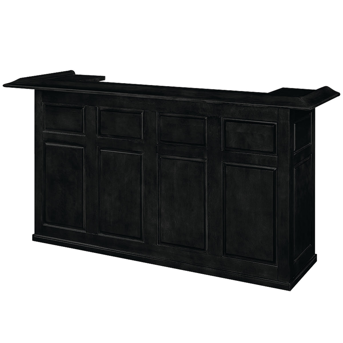 84" DRY BAR - DBAR84-BLK-ANGLED