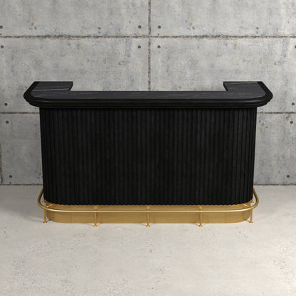 PROHIBITION SERIES BAR FOOT RAIL - PROBAR84-B with foot rail