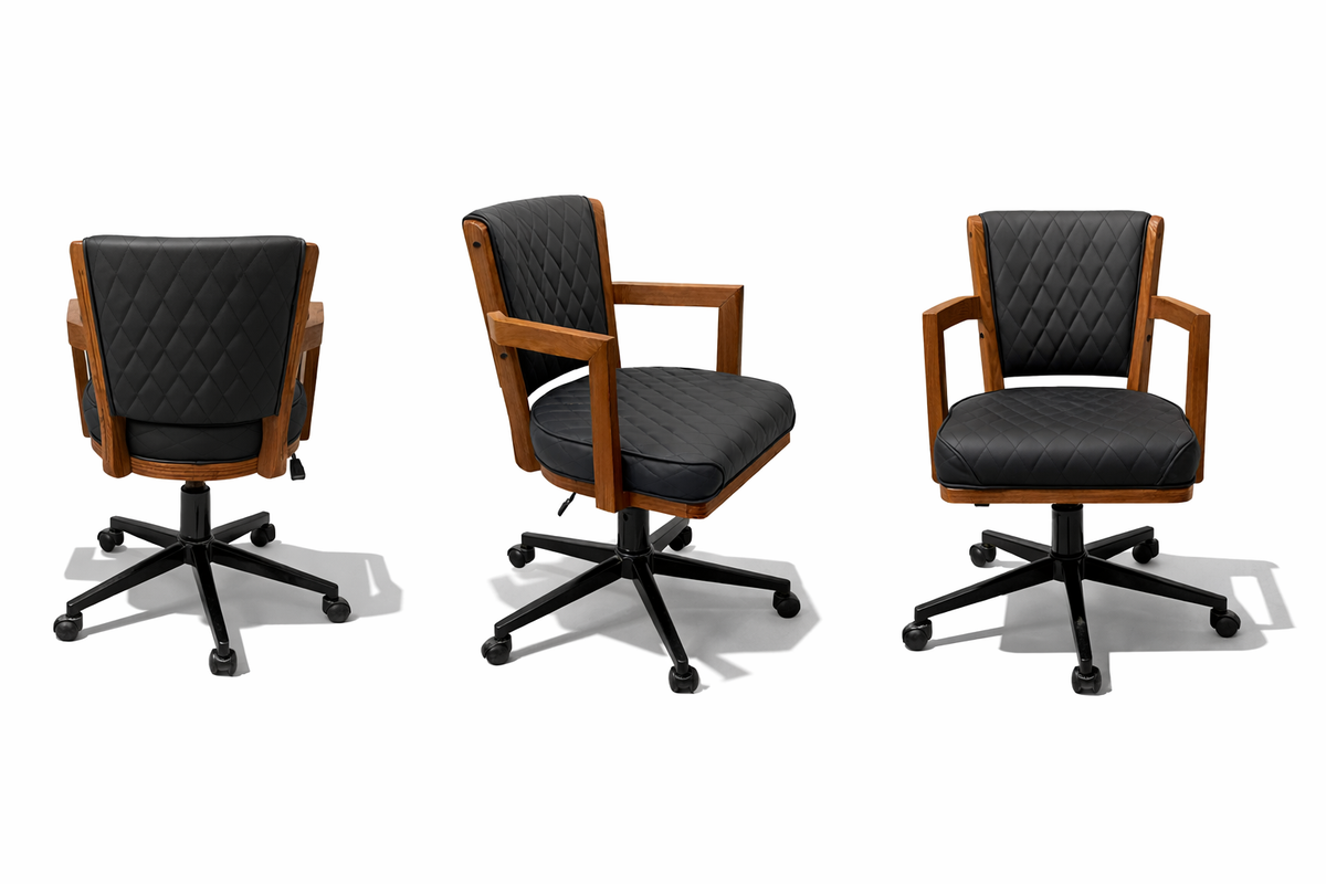 PROHIBITION SERIES SWIVEL GAME CHAIR - PGCHR-W
