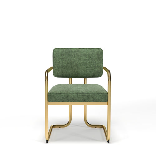 PROHIBITION SERIES DINING CHAIR - PRODCHR-GRN - Front