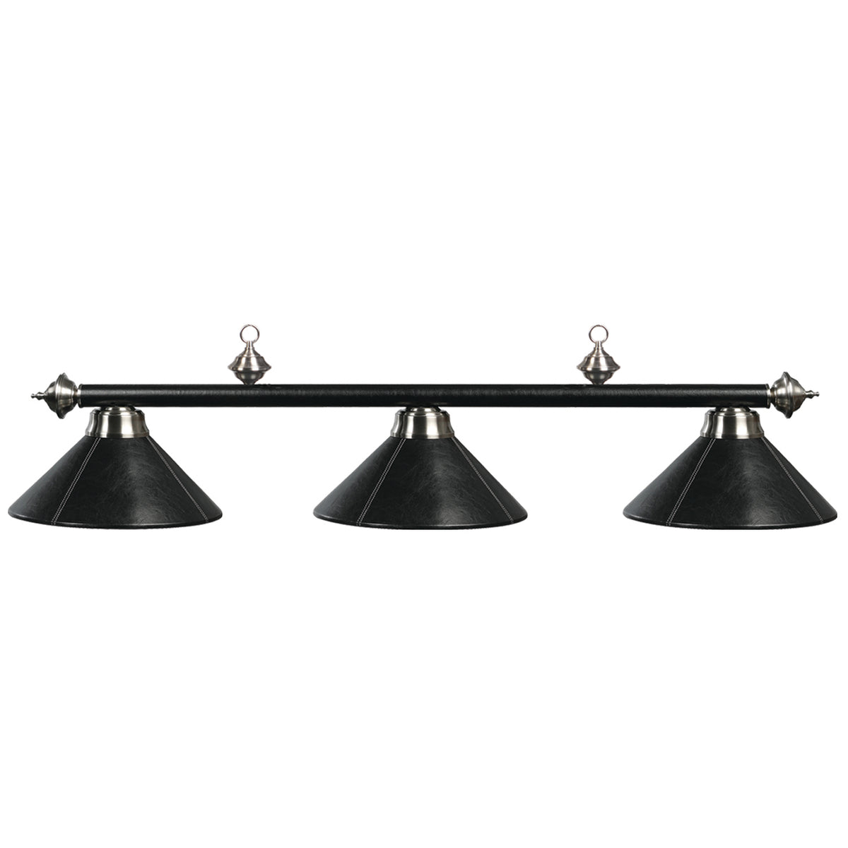 LEATHER BILLIARD LIGHT - BLACK - B54-LTHR-BLK
