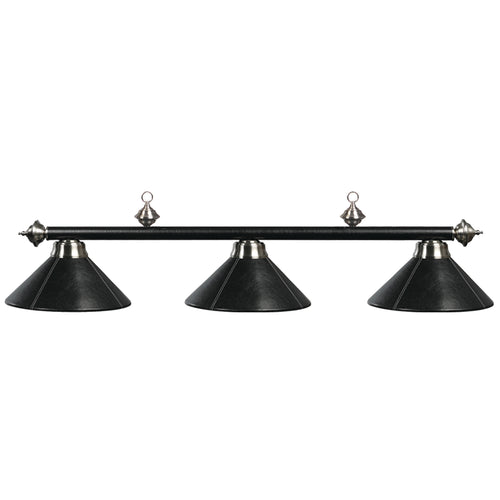 LEATHER BILLIARD LIGHT - BLACK - B54-LTHR-BLK