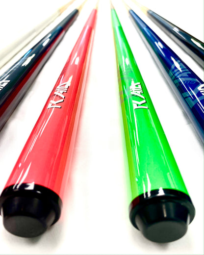 RAID COLORZ S SERIES SOLID 2-PIECE 58" POOL CUE - CS SERIES - 10