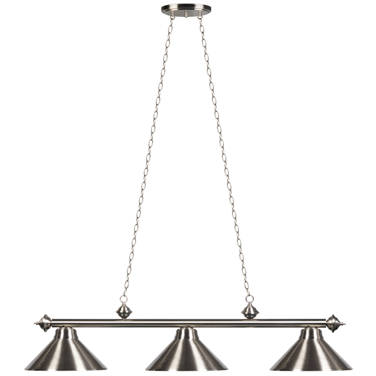 54" 3LT BILLIARD LIGHT - PR54-ST-chain