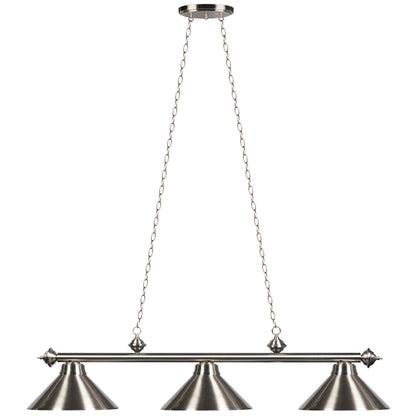 54" 3LT BILLIARD LIGHT - PR54-ST-chain