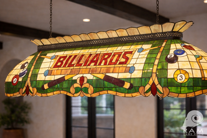 50" TIFFANY BILLIARD LIGHT - CF50 BILLIARDS (Modern Spanish) 2