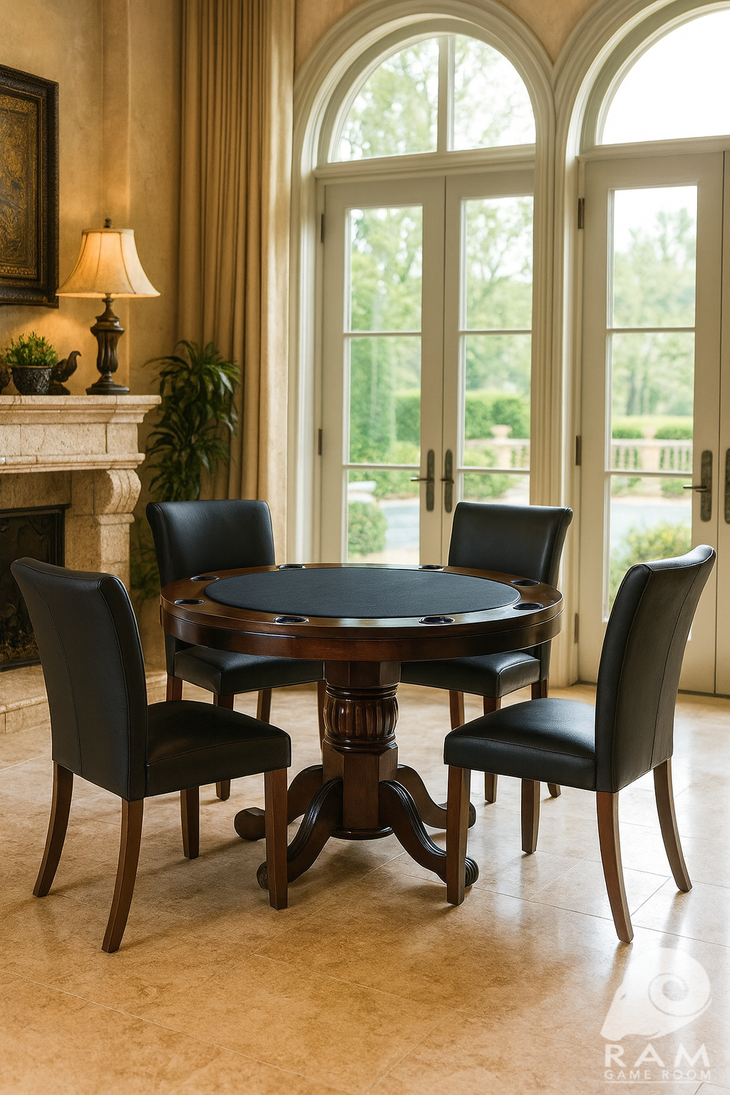 DINING/GAME CHAIR - GTBL48 CAP + GCHR3 CAP GAME SET