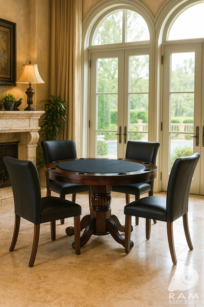 DINING/GAME CHAIR - GTBL48 CAP + GCHR3 CAP GAME SET